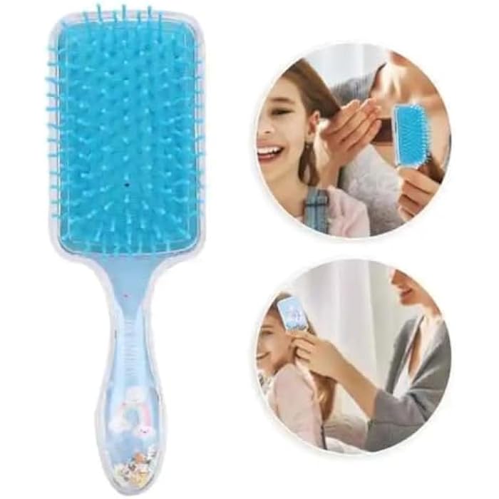 Gentle Detangling Hair Brush – Anti-Knot Flexible Bristles for Kids & Adults – Smooth Styling Without Pulling – Perfect for Curly, Thick, Fine & Sensitive Hair - Image 4
